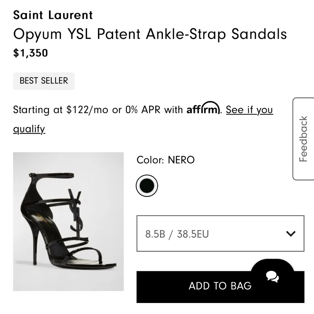 YSL heels